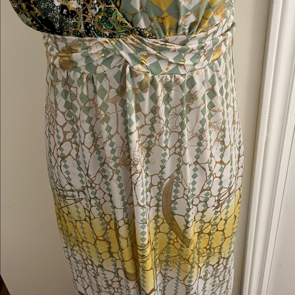 😃Chic Multicolor Maxi Dress - Picture 11 of 13